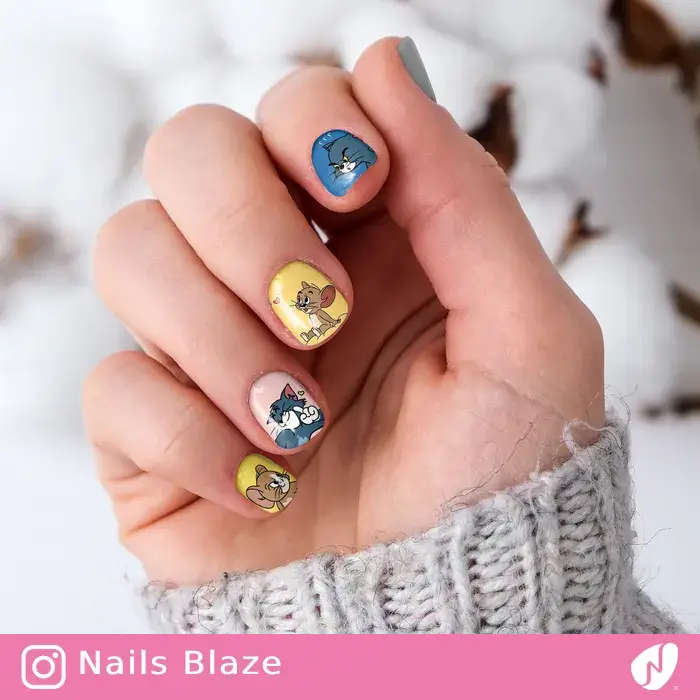 Tom and Jerry | Cartoon Nails - NB139